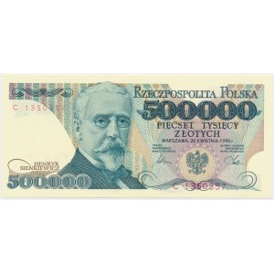 500,000 PLN 1990 - C -.