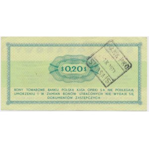 Pewex, 20 cents 1969 - En -.