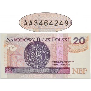 20 złotych 2012 - AA -