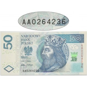 50 złotych 2012 - AA -