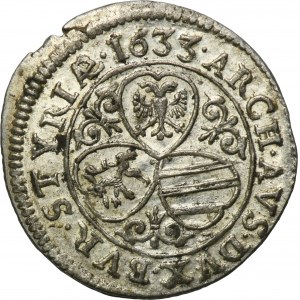 Austria, Ferdynand II, 3 Krajcary Graz 1633