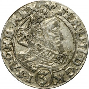 Schlesien, Habsburger Herrschaft, Ferdinand II, 3 Krajcary Wrocław 1630 HR