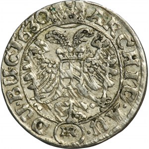 Silesia, Habsburg rule, Ferdinand II, 3 Kreuzer Breslau 1630 HR