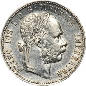 Austria, Franz Joseph I, 1 Florin Vienn 1887