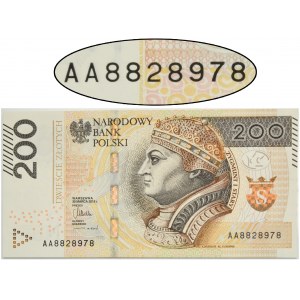 200 złotych 2015 - AA -