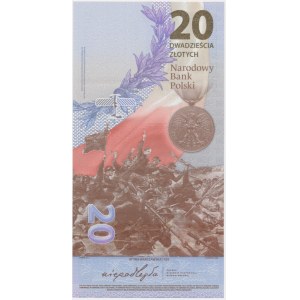 20 złotych 2020 - Bitwa Warszawska -