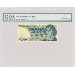 1.000 złotych 1982 - HH - GDA 66 EPQ