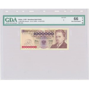 1 milion złotych 1993 - H - GDA 66 EPQ - rzadsza seria