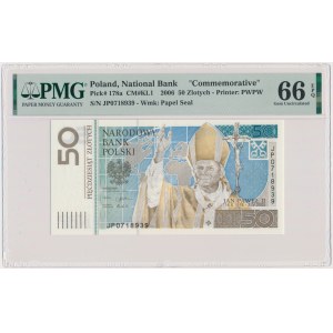50 złotych 2006 - Jan Paweł II - PMG 66 EPQ