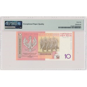 10 złotych 2008 - 90. Rocznica Odzyskania Niepodległości - PMG 66 EPQ