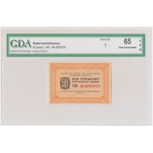 Branice, State Hospital for the Mentally and Neurologically Ill, 50 pennies - GDA 65 EPQ