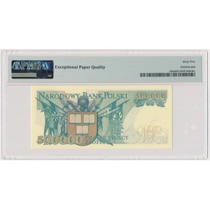 500,000 PLN 1990 - L - PMG 65 EPQ