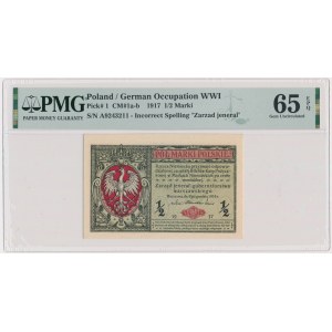 1/2 mark 1916 - General - A - PMG 65 EPQ.