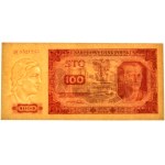 100 złotych 1948 - DF - PMG 55 - rzadsza odmiana