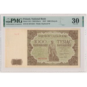 1.000 złotych 1947 - H - PMG 30