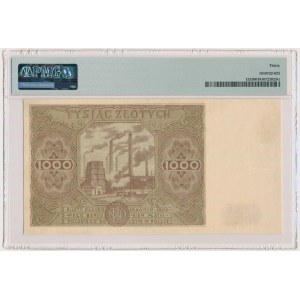 1,000 zloty 1947 - H - PMG 30