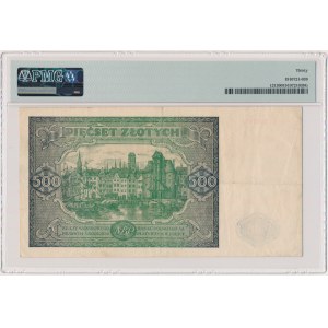 500 Zloty 1946 - A - PMG 30 - erste Serie