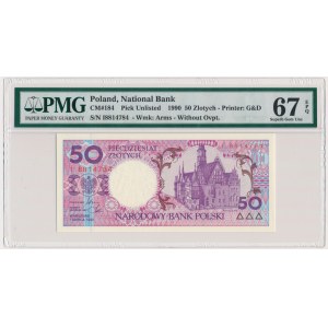 Polnische Städte, 50 PLN 1990 - I - PMG 67 EPQ