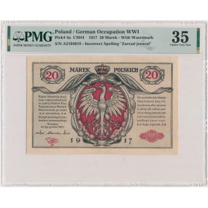 20 marks 1916 - General - PMG 35