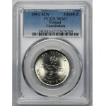 10,000 zl 1991 200th Anniversary of the 3rd of May Constitution - PCGS MS67