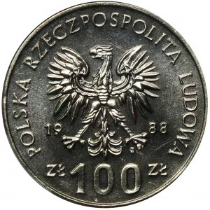 100 Zloty 1988 70. Jahrestag des Großpolnischen Aufstands - PCGS MS67