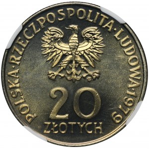 20 złotych 1979 Rok Dziecka - NGC MS66