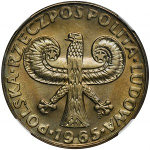 10 Gold 1965 Große Säule - NGC MS65