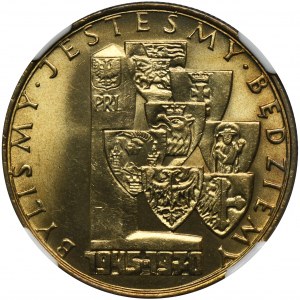 10 złotych 1970 Byliśmy-Jesteśmy-Będziemy - NGC MS65