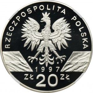 20 złotych 1997 Jelonek Rogacz - NGC PF69 ULTRA CAMEO