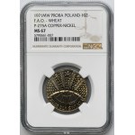 SAMPLE, 10 gold 1971 FAO, Bread for the World - NGC MS67