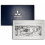 PWPW, Stahlstich zum 100-jährigen Bestehen der Polnischen Sicherheitsdruckerei S.A. in einem Etui