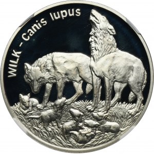 20 Gold 1999 Wolf - NGC PF68 ULTRA CAMEO