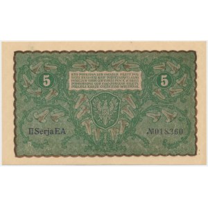 5 marks 1919 - II Series EA -.