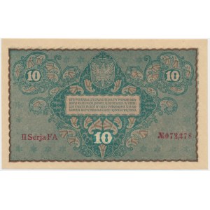 10 marks 1919 - II Serja FA -.