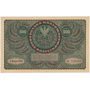 500 Mark 1919 - 1. Serie BM -