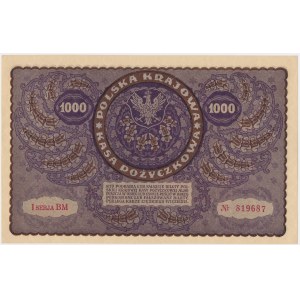 1.000 Mark 1919 - I Serja BM -