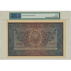 5.000 Mark 1920 - II Serie B - PMG 55 EPQ