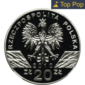 20 złotych 2010 Podkowiec mały - NGC PF70 ULTRA CAMEO