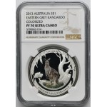 Australia, Elżbieta II, 1 Dolar Canberra 2013 - NGC PF70 ULTRA CAMEO