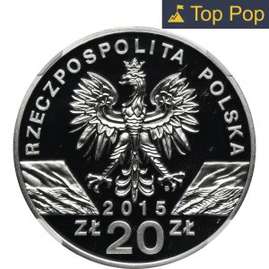 20 złotych 2015 Pszczoła Miodna - NGC PF70 ULTRA CAMEO