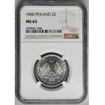 2 złote 1960 Jagody - NGC MS65