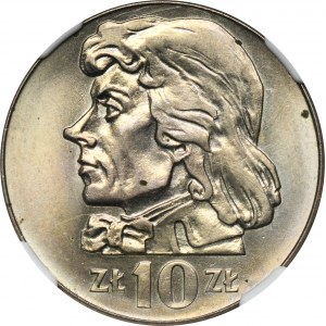 10 złotych 1970 Kościuszko - NGC MS63