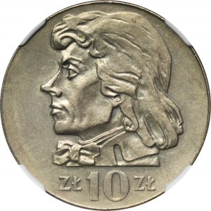 10 złotych 1971 Kościuszko - NGC MS64