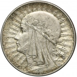 Głowa Kobiety, 5 złotych Warszawa 1933