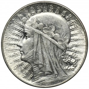 Głowa Kobiety, 5 złotych Warszawa 1933