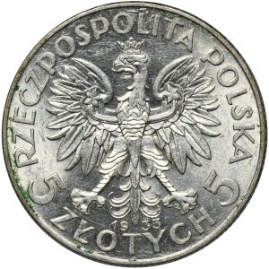 Kopf einer Frau, 5 Zloty Warschau 1933