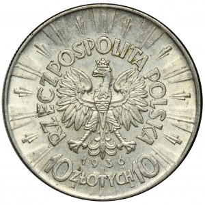 Piłsudski, 10 złotych 1936