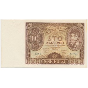 100 złotych 1934 - Ser. BO. - znw. +X+ -