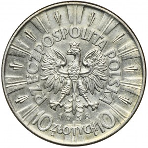 Piłsudski, 10 złotych 1938