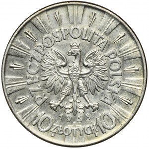Pilsudski, 10 zloty 1938